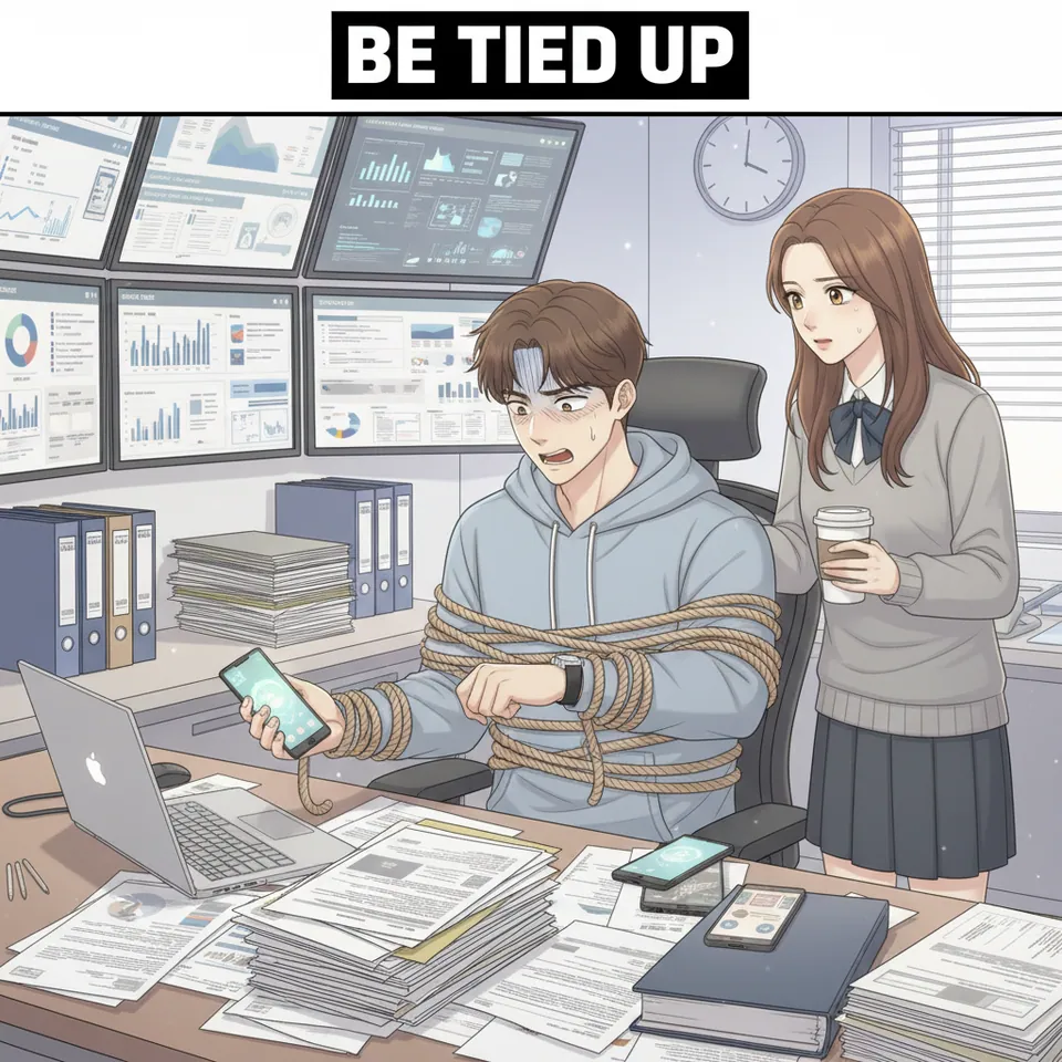 be tied up