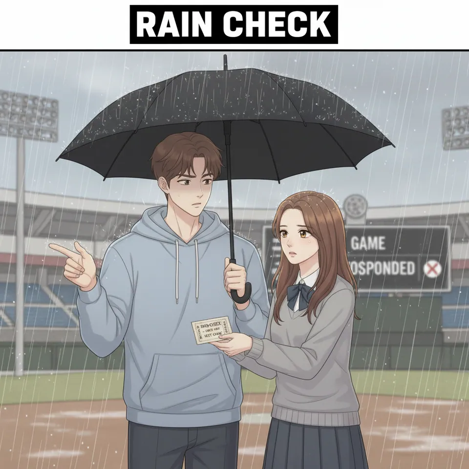 take a rain check