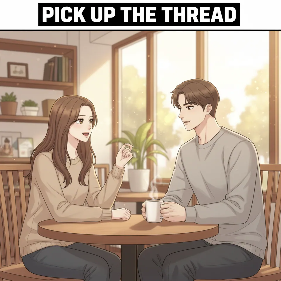 pick up the thread